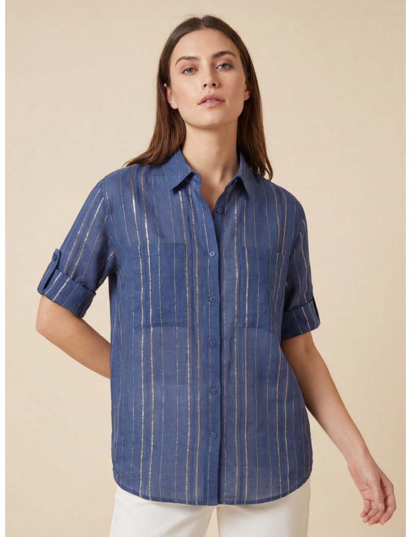 GOLDEN HORIZON STRIPE SHIRT