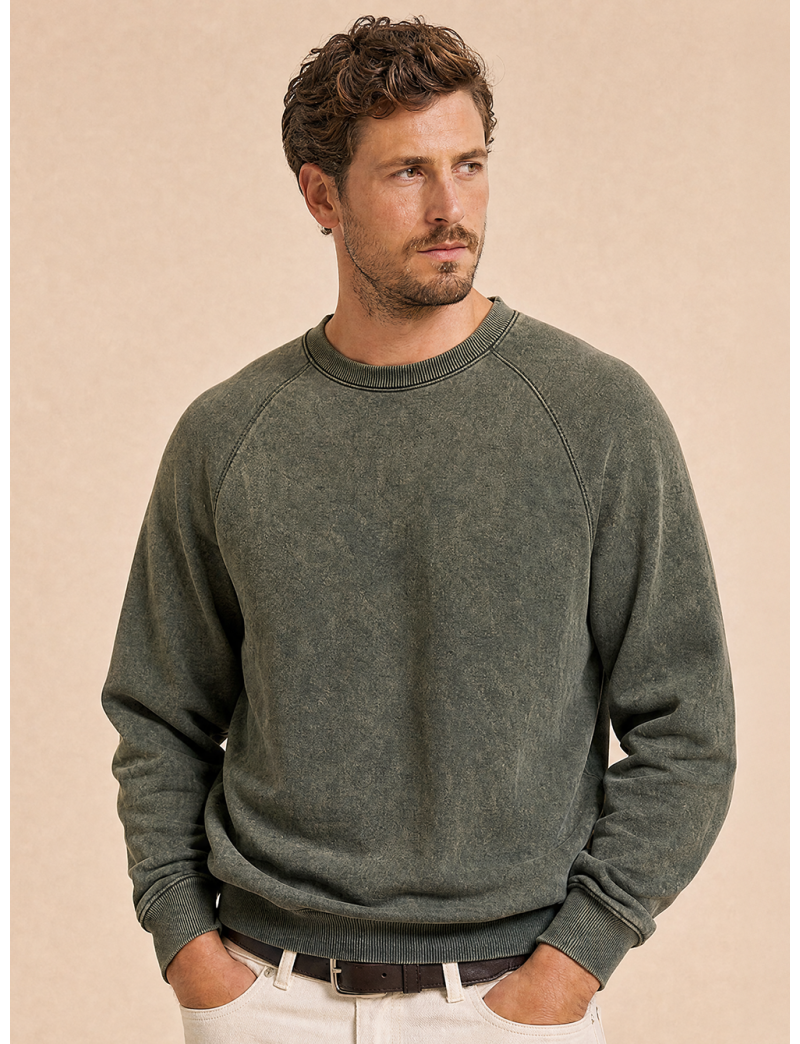 COTTON FLEECE SWEATSHIRT