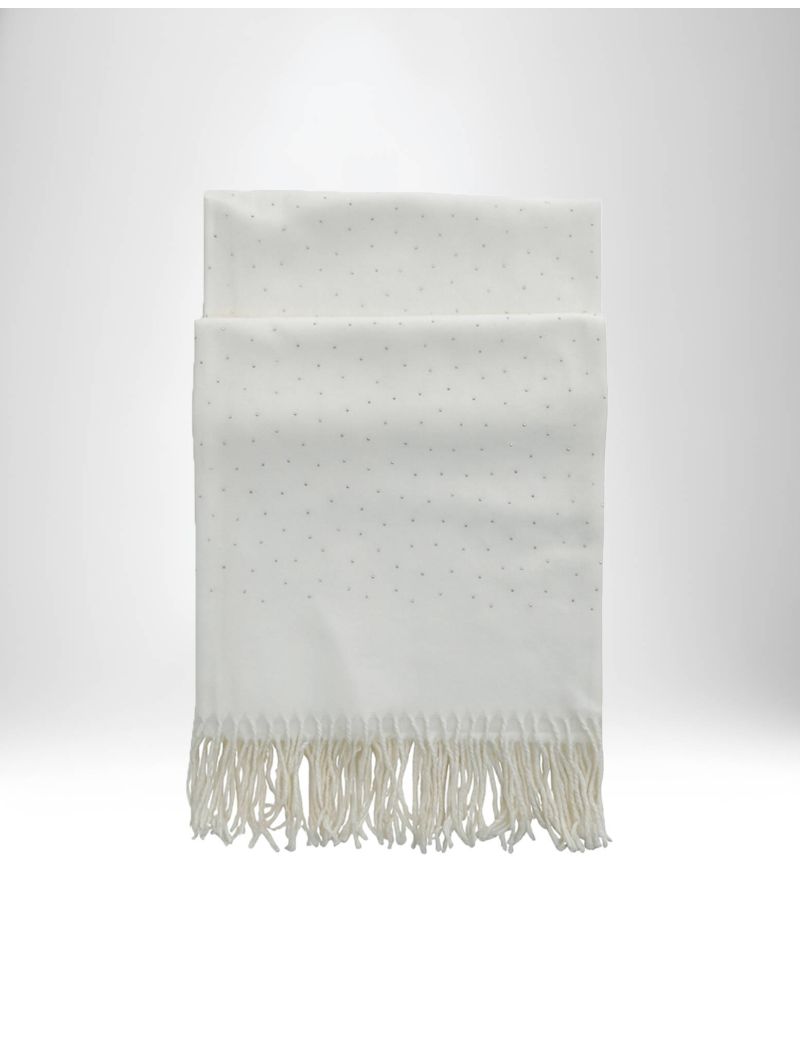 SCARF WITH RHINESTONES