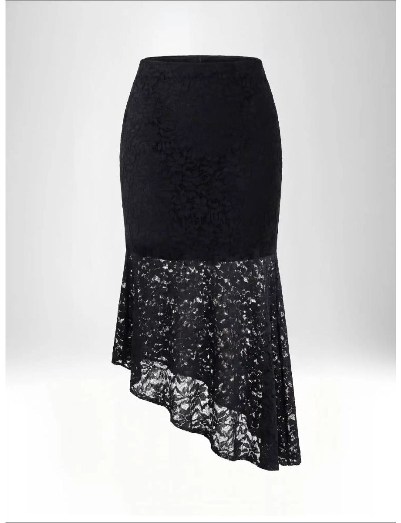 LUNAR VEIL ASYMMETRICAL SKIRT
