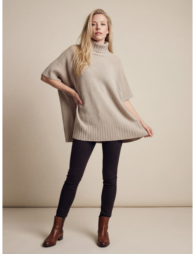 WOMEN’S PURE WOOL PONCHO