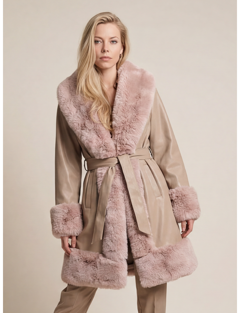 SOFT FAUX-FUR JACKET