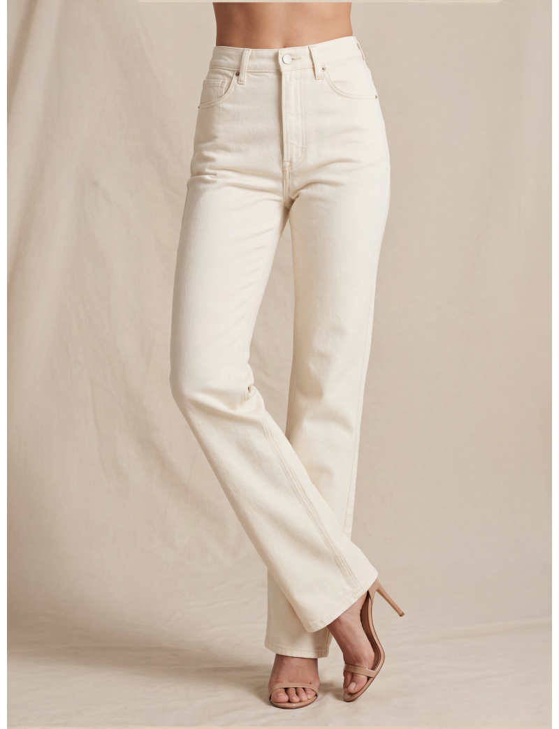 WIDE-LEG DENIM TROUSERS