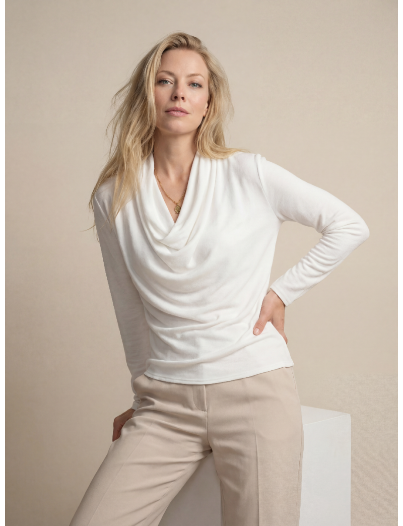 GRECIAN DRAPED TOP