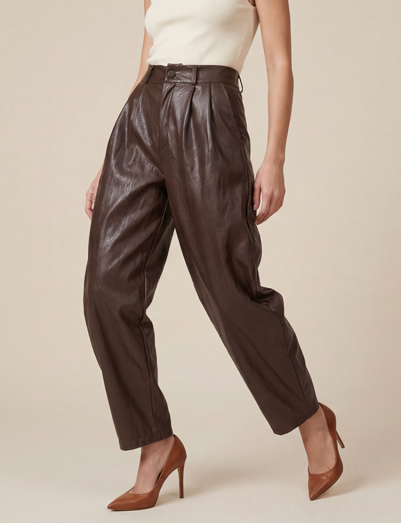 VOLUMINOUS TAILORED TROUSERS