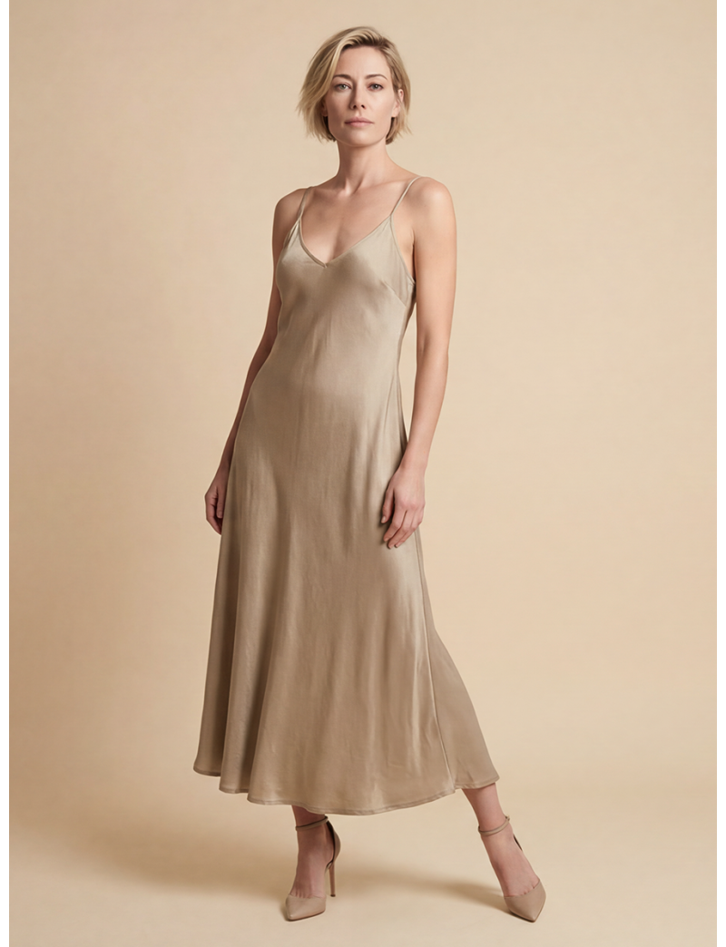 MINIMALIST FLOWING STRAP DRESS