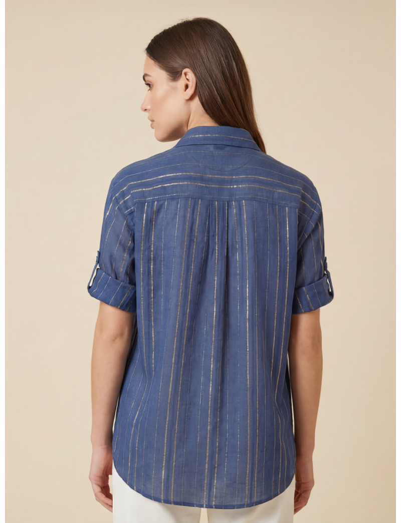 GOLDEN HORIZON STRIPE SHIRT