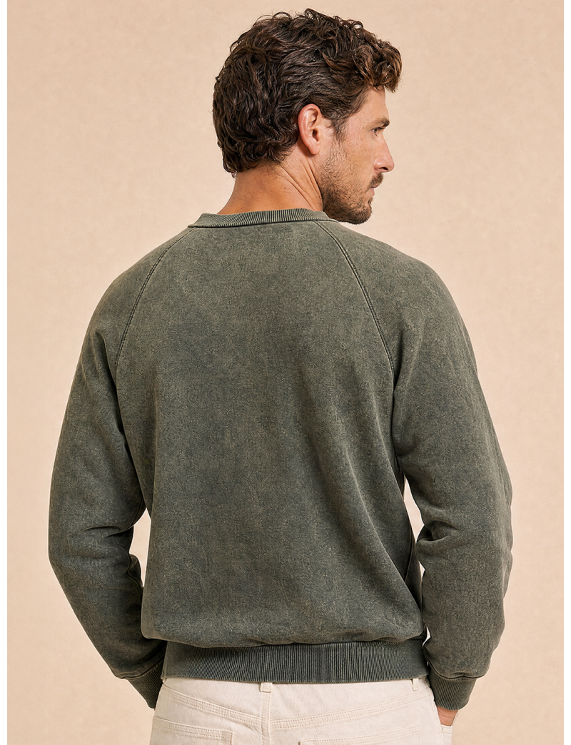 COTTON FLEECE SWEATSHIRT