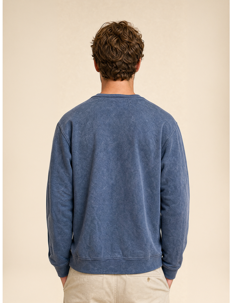 CREW-NECK FLEECE SWEATSHIRT