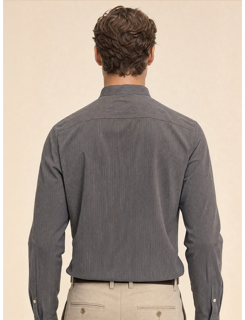 GURU COLLAR POPLIN SHIRT