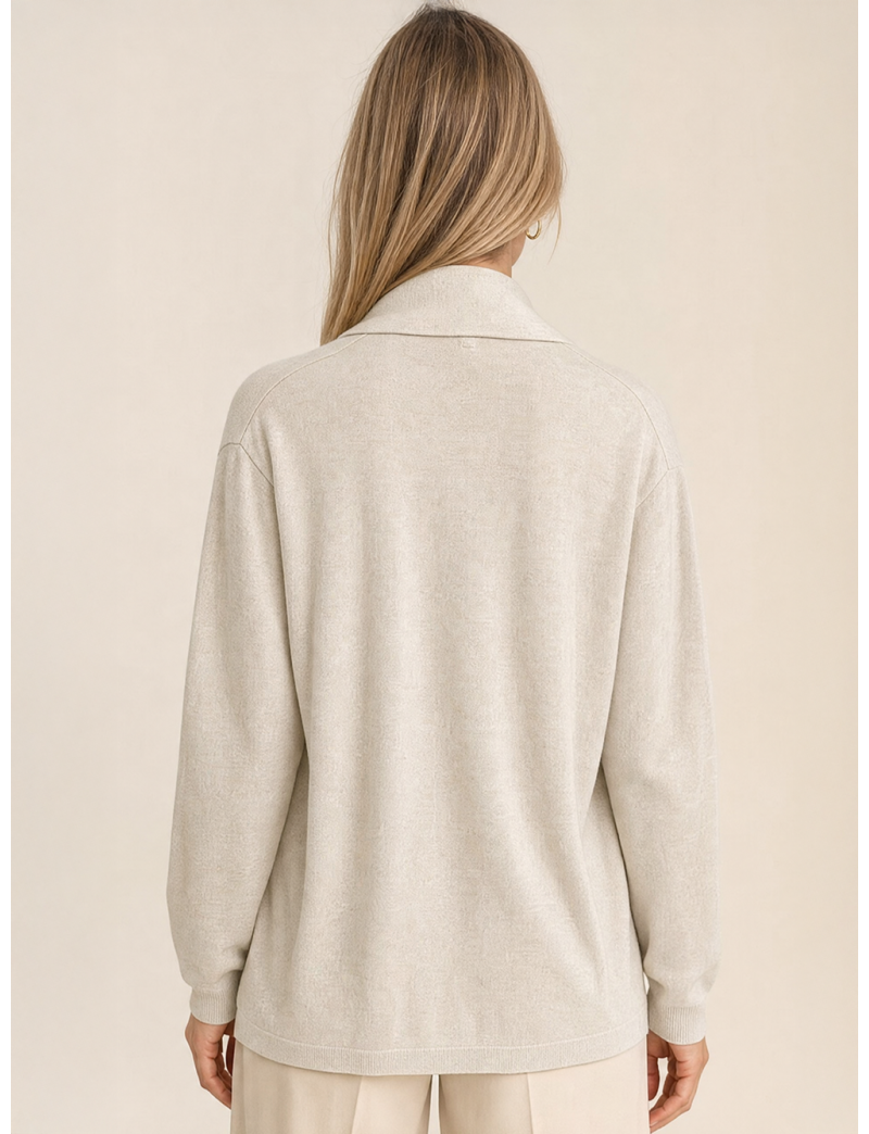 BUTTONLESS OPEN CARDIGAN