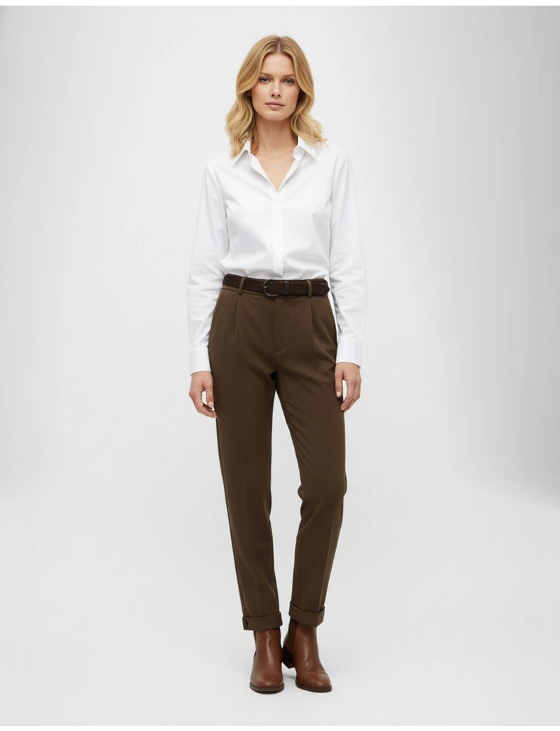 CARROT FIT CROPPED CHINO