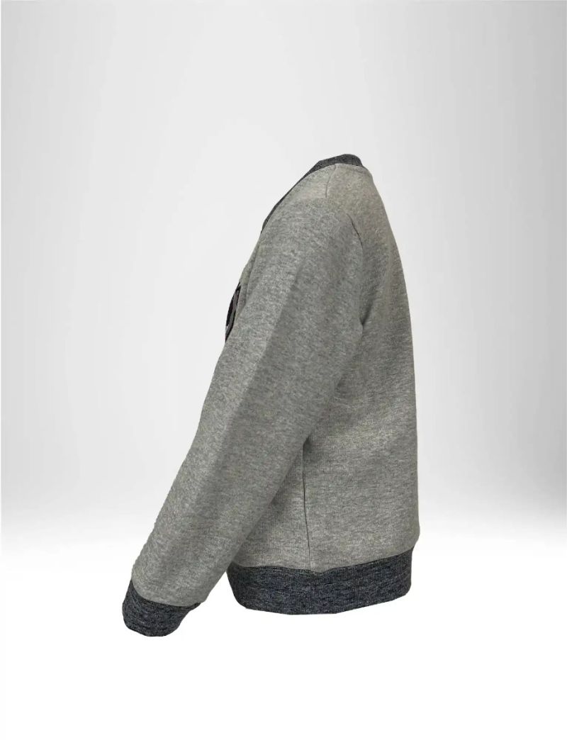 KIDS SWEATSHIRT AUS BAUMWOLLE MIT RUNDHALSAUSSCHNITT