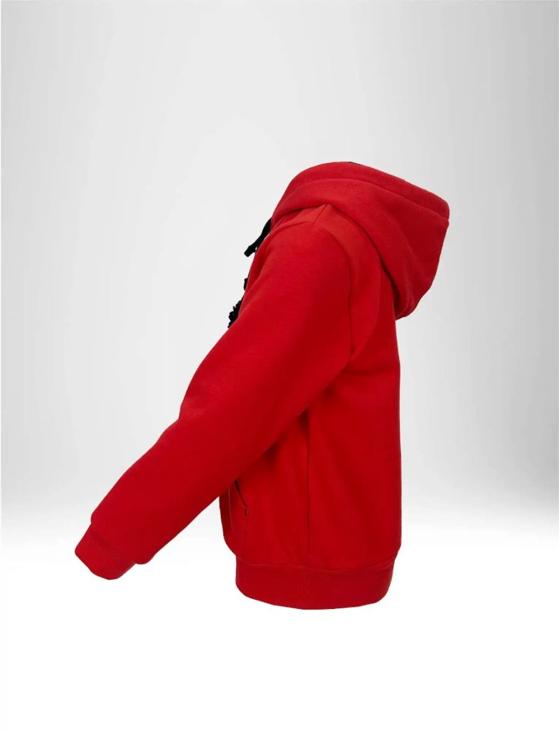 MADCHEN KAPUZENSWEATSHIRT MIT PATCH AUS BAUMWOLLGEMISCH