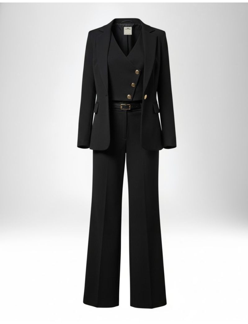 WOMEN’S 3-PIECE SET (BLAZER + TROUSERS + VEST)