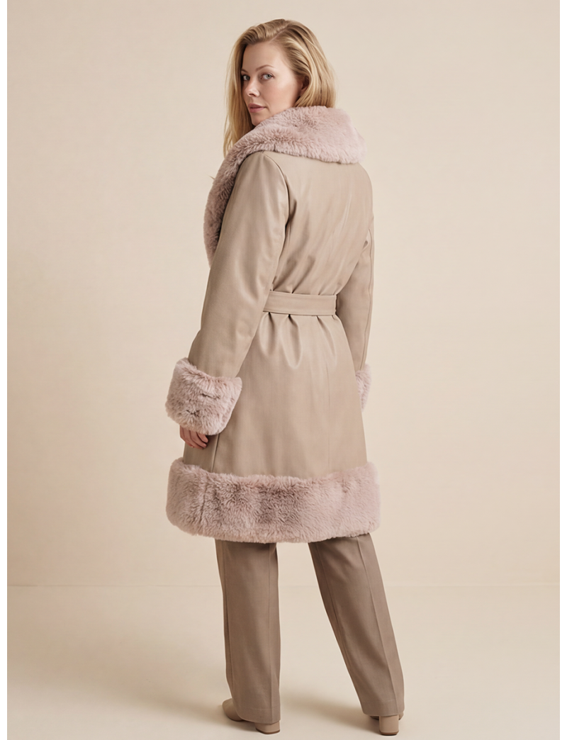 SOFT FAUX-FUR JACKET