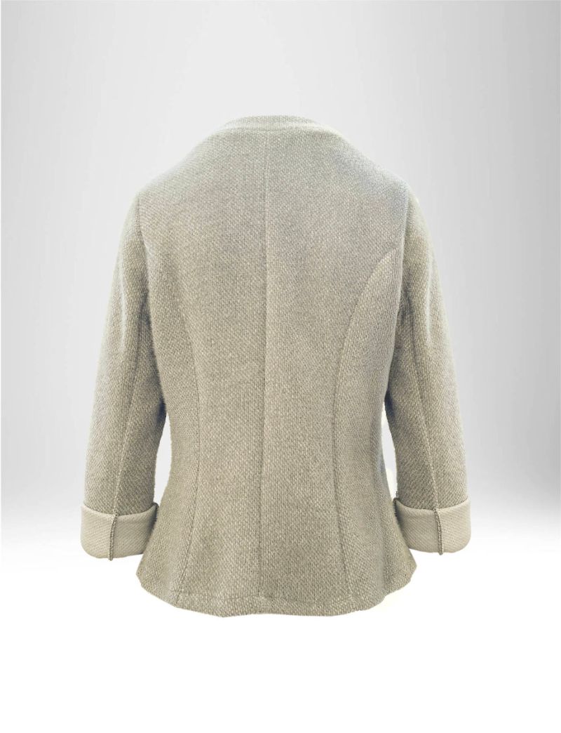 BUTTONLESS OPEN BLAZER