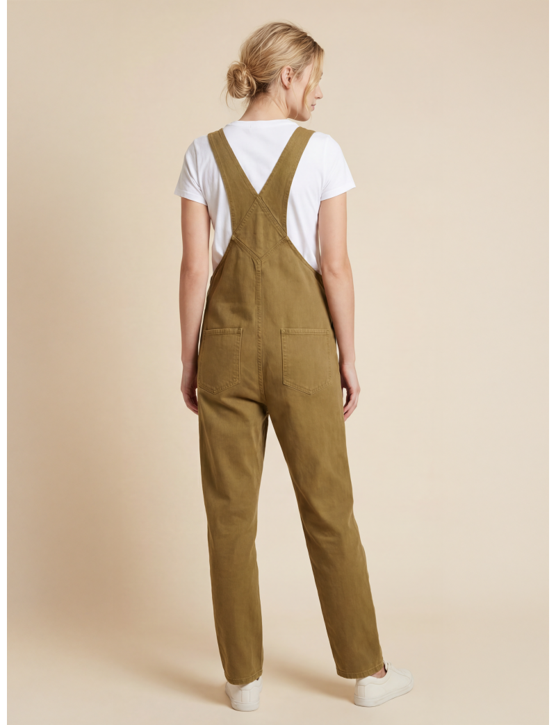 VINTAGE-LOOK COTTON DUNGAREES