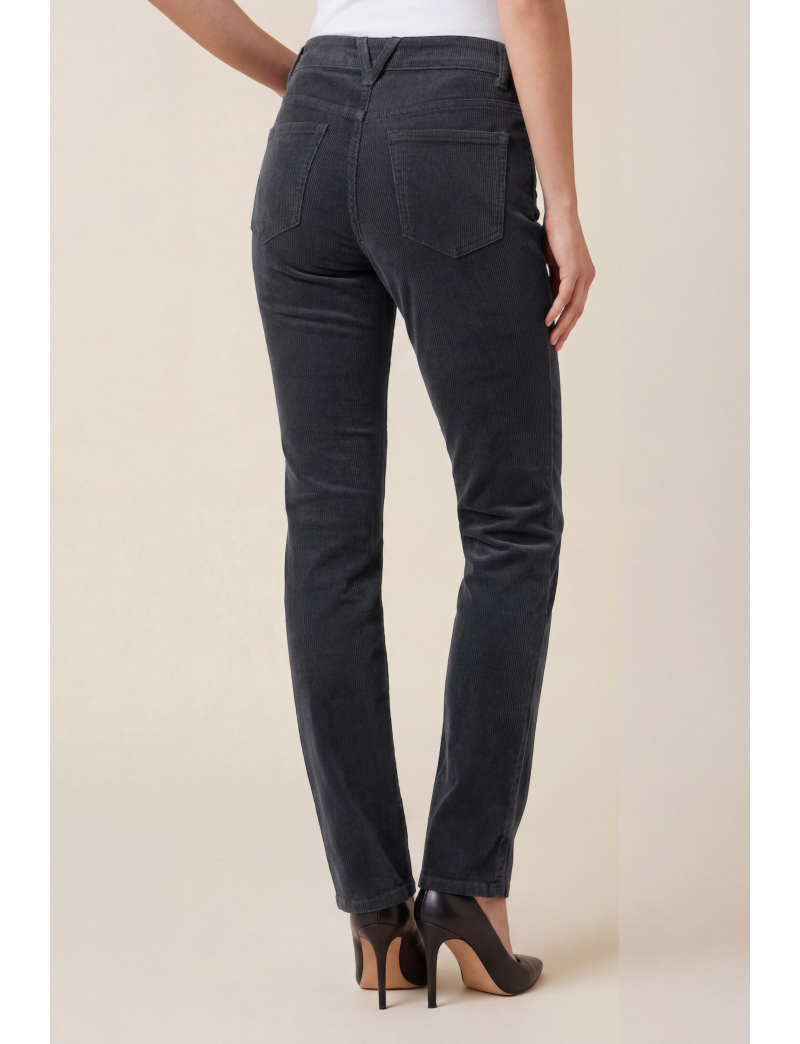 STRAIGHT-LEG FIVE-POCKET TROUSERS
