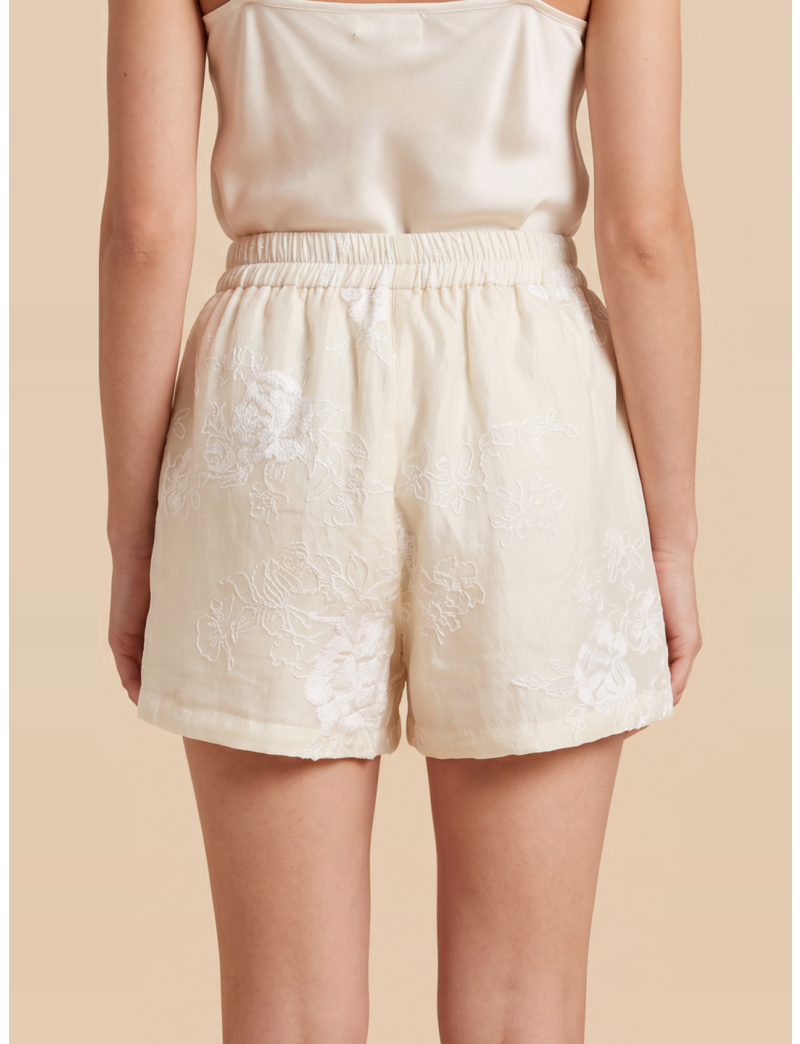 SHORT EMBROIDERED BERMUDA SHORTS