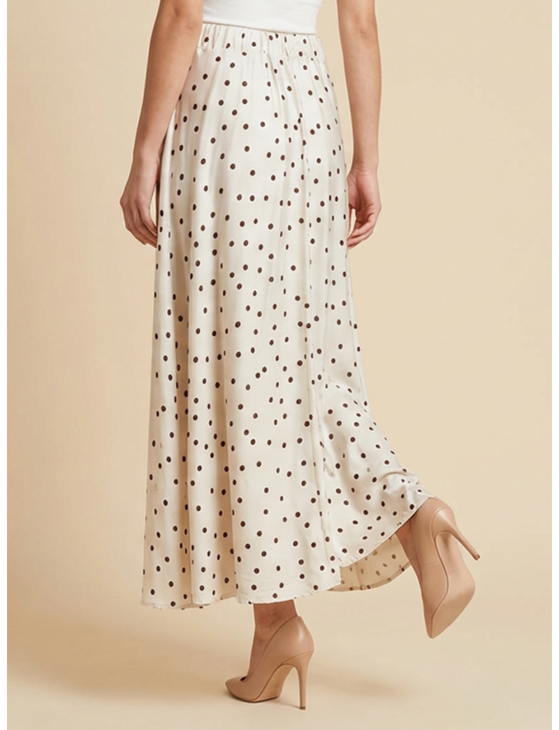 FLOWING POLKA DOT SKIRT
