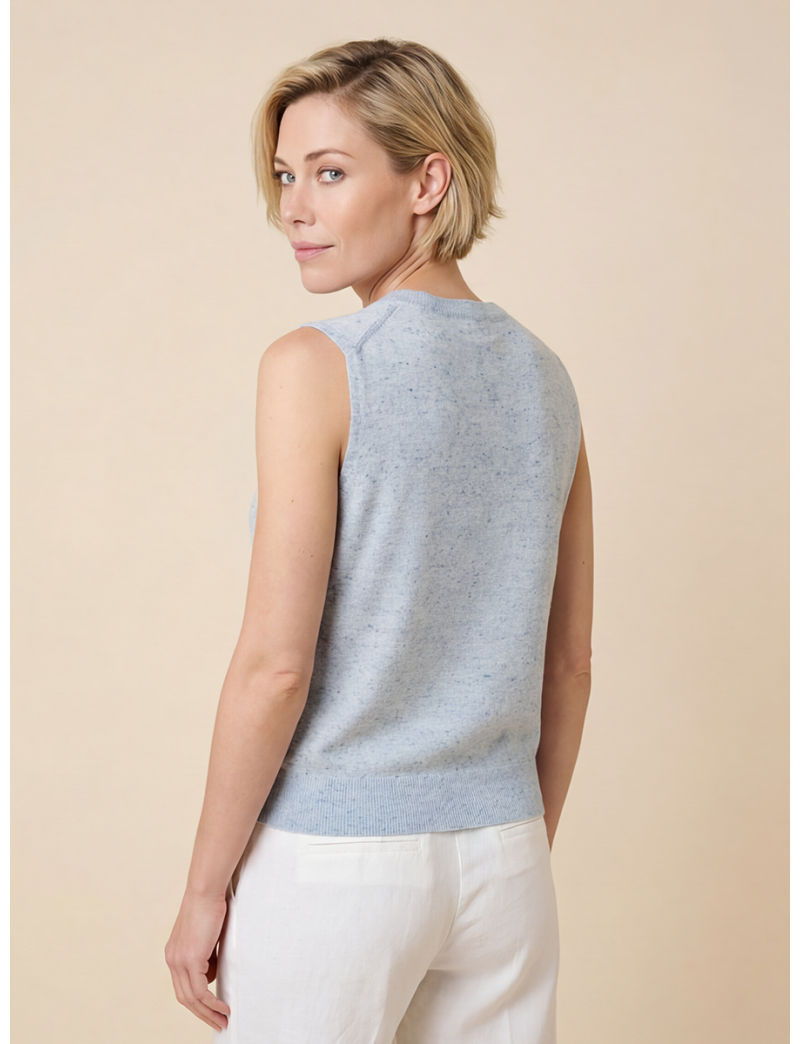 SLEEVELESS CONTEMPORARY TOP